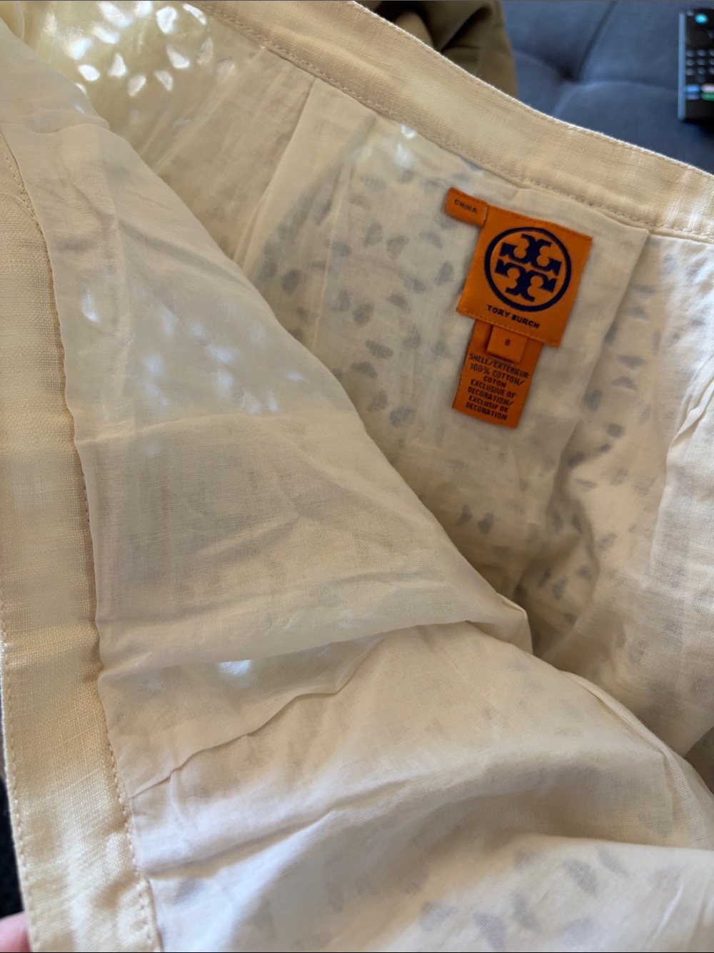 Tory Burch cotton lace eyelet skirt - Picture 6 of 10